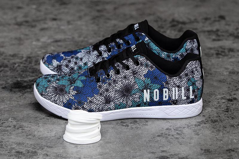 Men's Nobull Midnight Floral Trainers Multicolor | SG I2226L